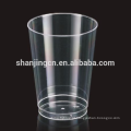 10 oz 12 oz claro transparente FDA personalizar PS copo de tumbler plástico eco-friendly descartável